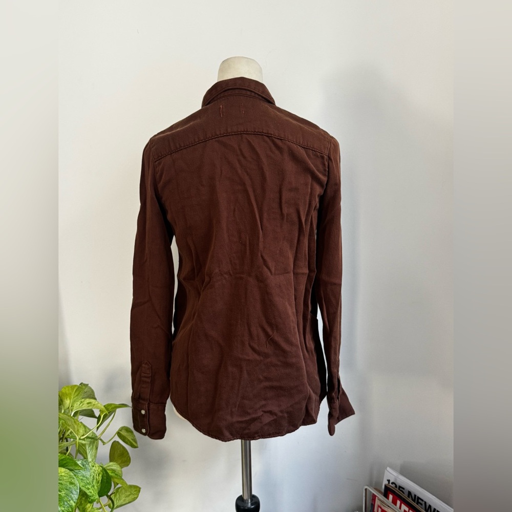 Brown Button-Up Shirt - Picture 3 of 5